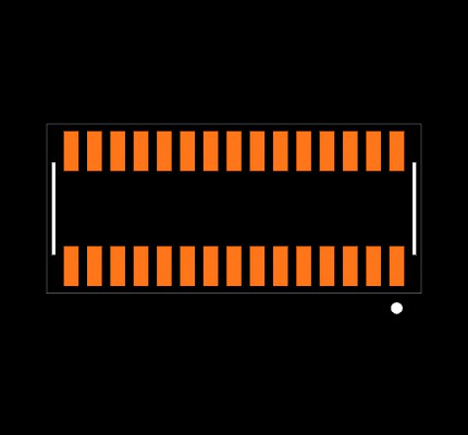 CLE-115-01-G-DV-K Footprint