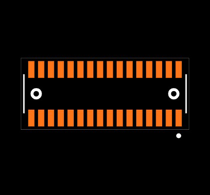 CLE-116-01-G-DV-A-K Footprint