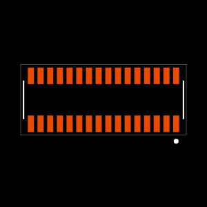 CLE-116-01-G-DV-P-TR Footprint