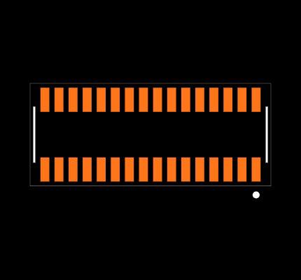 CLE-116-01-G-DV-TR Footprint