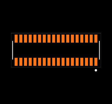 CLE-118-01-G-DV-TR Footprint