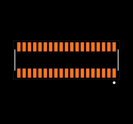 CLE-119-01-G-DV-P Footprint