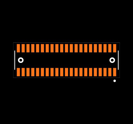 CLE-121-01-G-DV-A-TR Footprint