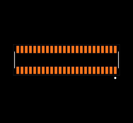 CLE-124-01-G-DV Footprint