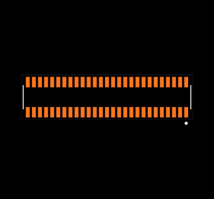 CLE-127-01-G-DV-P-TR Footprint