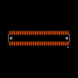 CLE-128-01-G-DV-A Footprint