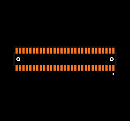 CLE-129-01-G-DV-A Footprint