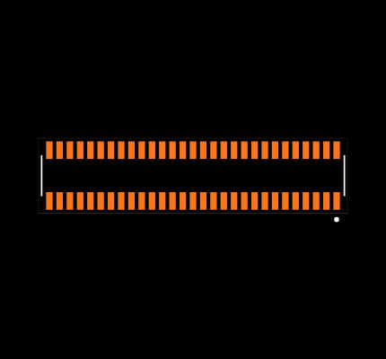CLE-129-01-G-DV Footprint