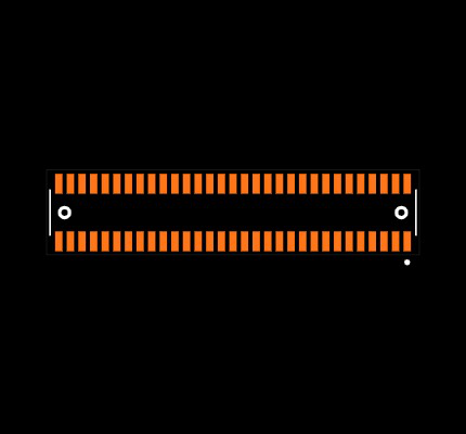 CLE-131-01-G-DV-A Footprint