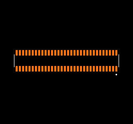 CLE-132-01-G-DV-TR Footprint