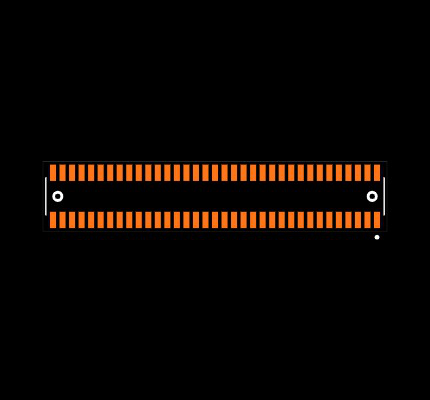 CLE-135-01-G-DV-A-K-TR Footprint