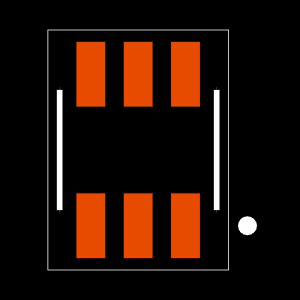 CLM-103-02-FM-D Footprint