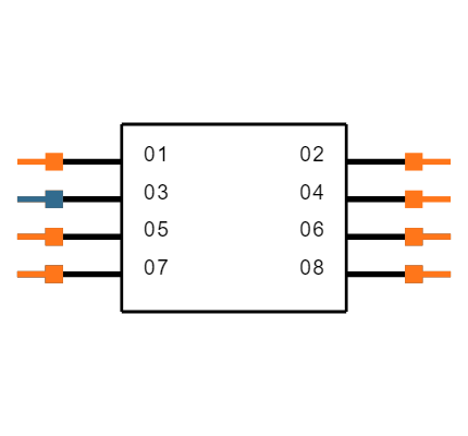 CLM-104-02-G-D Symbol