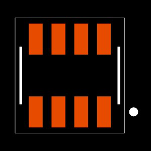 CLM-104-02-H-D-TR Footprint