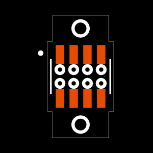 CLM-104-02-LM-D-BE Footprint