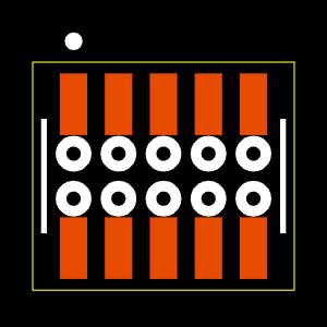 CLM-105-02-F-D-BE Footprint
