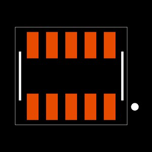 CLM-105-02-L-D-K Footprint