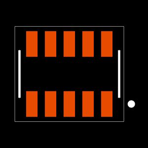 CLM-105-02-LM-D-TR Footprint