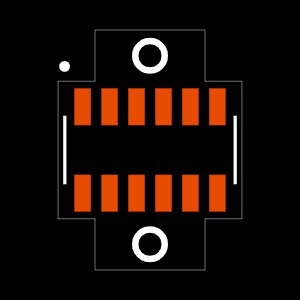 CLM-106-02-L-D-PA-TR Footprint