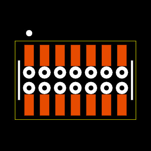 CLM-107-02-F-D-BE Footprint