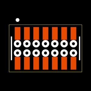 CLM-107-02-G-D-BE Footprint