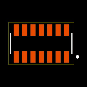 CLM-107-02-G-D Footprint