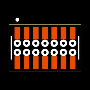 CLM-107-02-L-D-BE Footprint