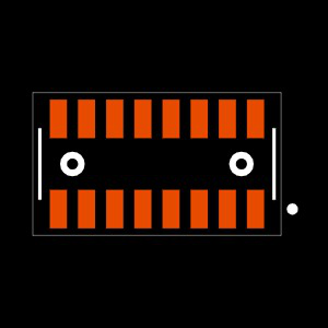 CLM-108-02-F-D-A Footprint