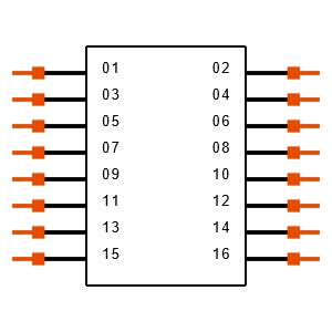 CLM-108-02-F-D-BE-P-TR Symbol