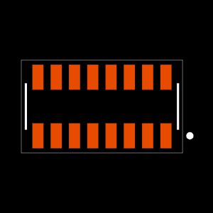 CLM-108-02-F-D-TR Footprint