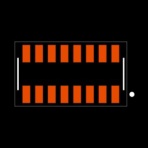 CLM-108-02-H-D-K Footprint