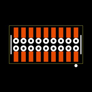 CLM-109-02-F-D-BE Footprint
