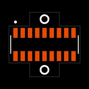 CLM-109-02-FM-D-PA-TR Footprint
