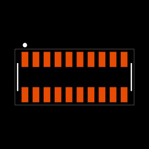 CLM-110-02-F-D-TR Footprint