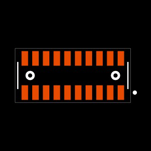 CLM-110-02-FM-D-A Footprint