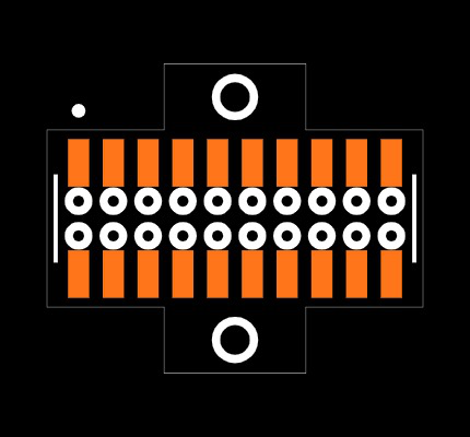 CLM-110-02-H-D-BE Footprint