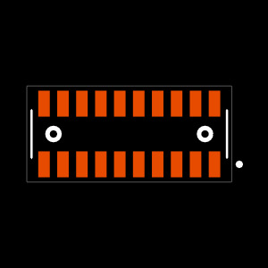 CLM-110-02-L-D-A-P Footprint