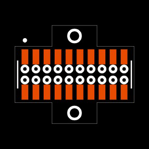 CLM-110-02-L-D-BE-P-TR Footprint