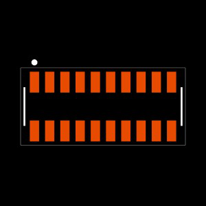 CLM-110-02-LM-D-P Footprint