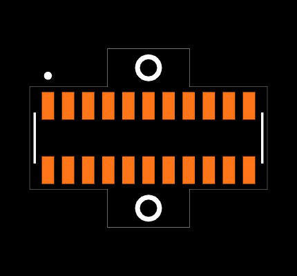 CLM-111-02-L-D-PA Footprint