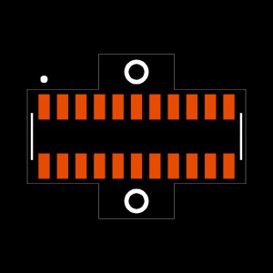 CLM-111-02-L-D-PA-TR Footprint