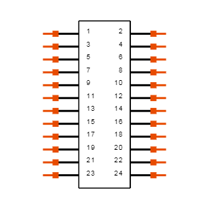 CLM-112-02-L-D-P Symbol