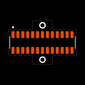 CLM-113-02-FM-D-PA-TR Footprint