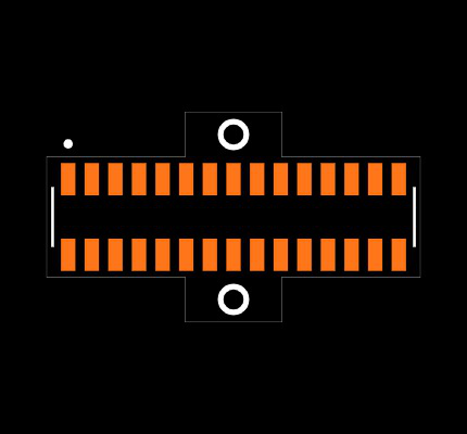 CLM-115-02-FM-D-PA Footprint