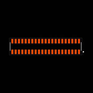 CLM-121-02-FM-D-P-TR Footprint