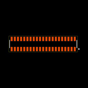 CLM-121-02-L-D-K-TR Footprint
