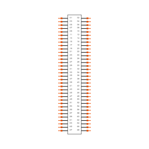CLM-134-02-F-D-BE-P Symbol