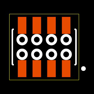 CLP-104-02-F-D-BE Footprint