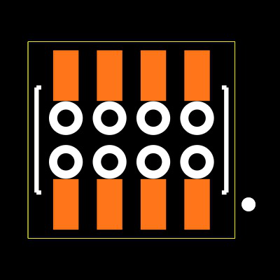 CLP-104-02-G-D-BE Footprint