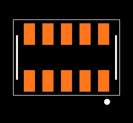 CLP-105-02-F-D-BE-K-TR Footprint